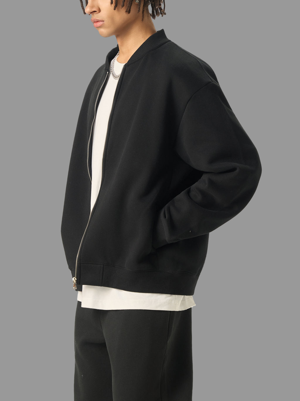 Veste universitaire polaire zippée essentielle