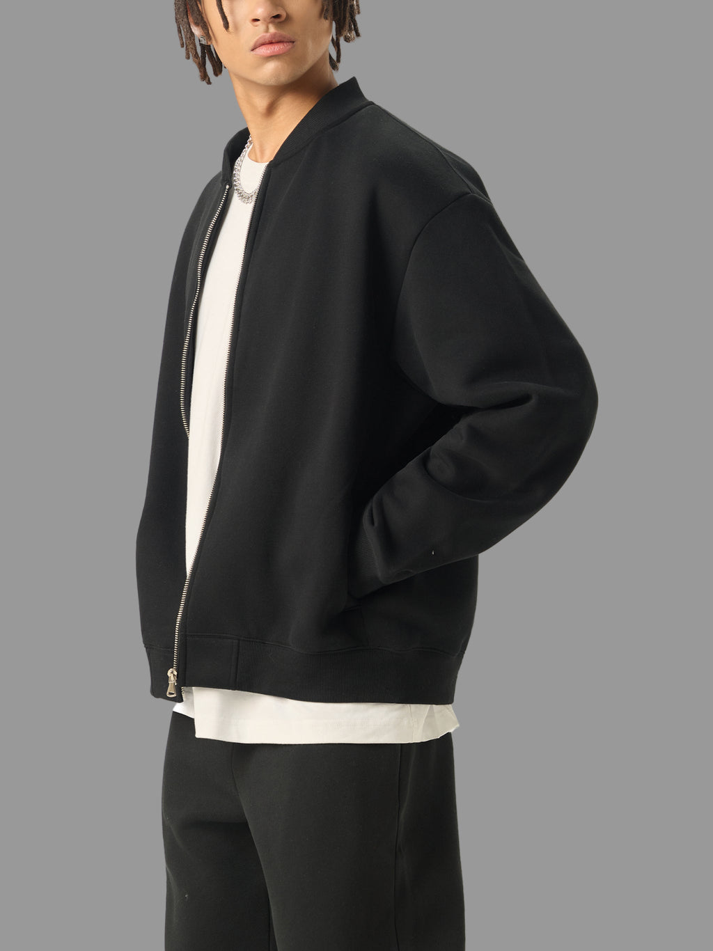 Veste universitaire polaire zippée essentielle