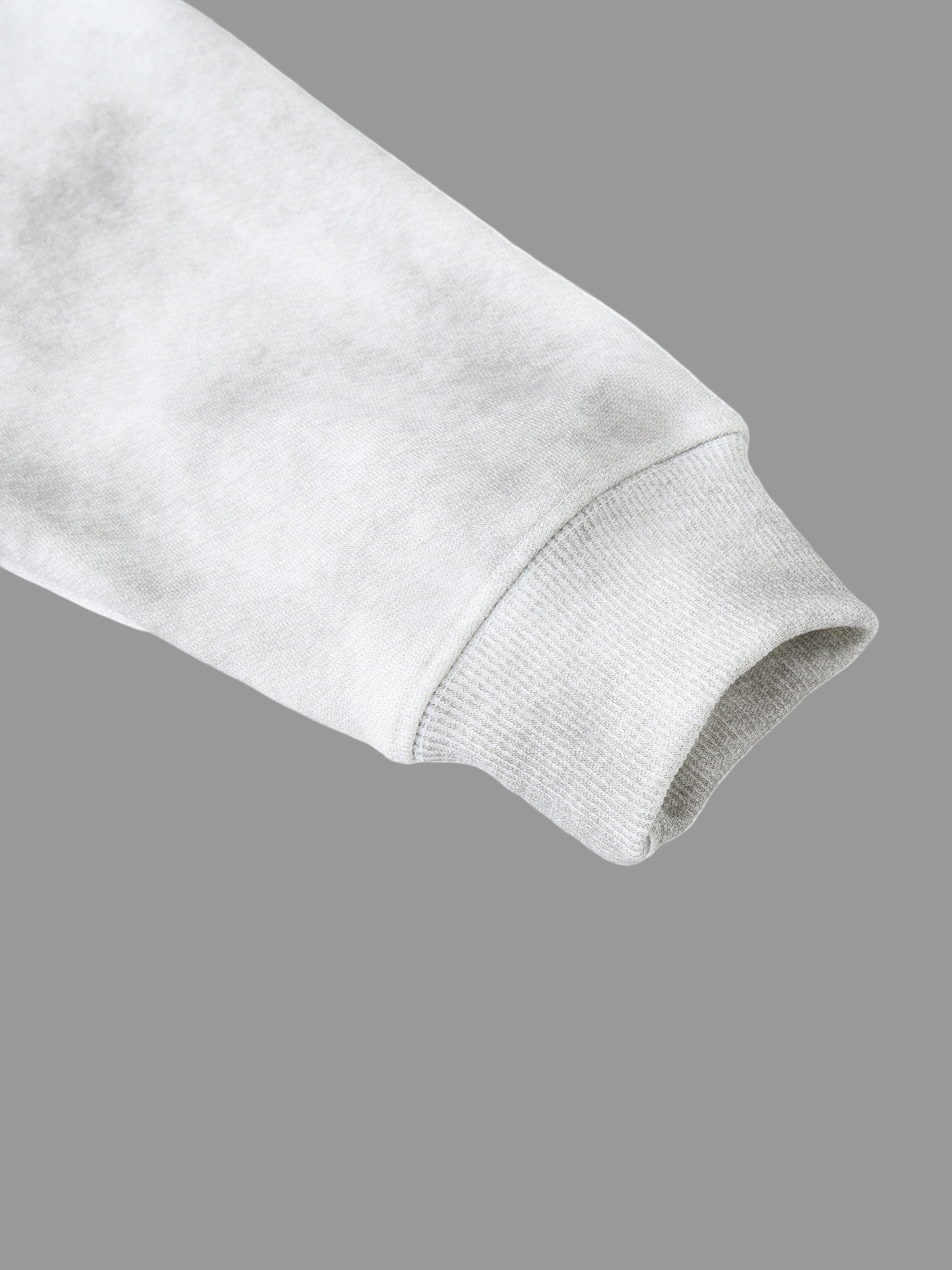 Sweat-shirt en polaire ample et délavé