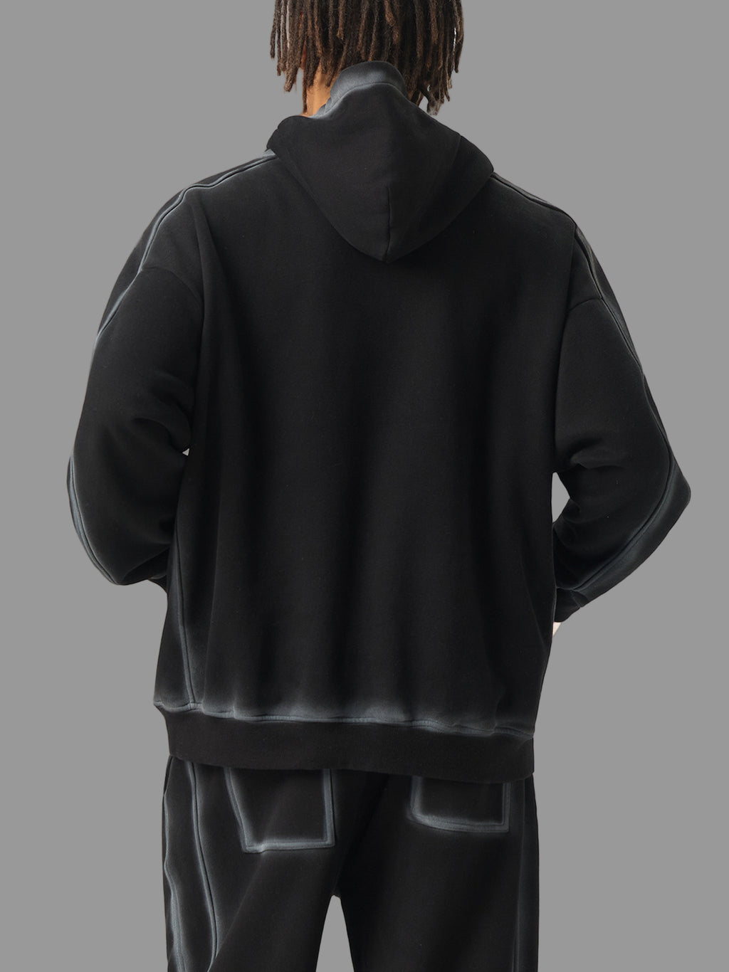 Sweat à capuche en polaire Sunfaded Edge