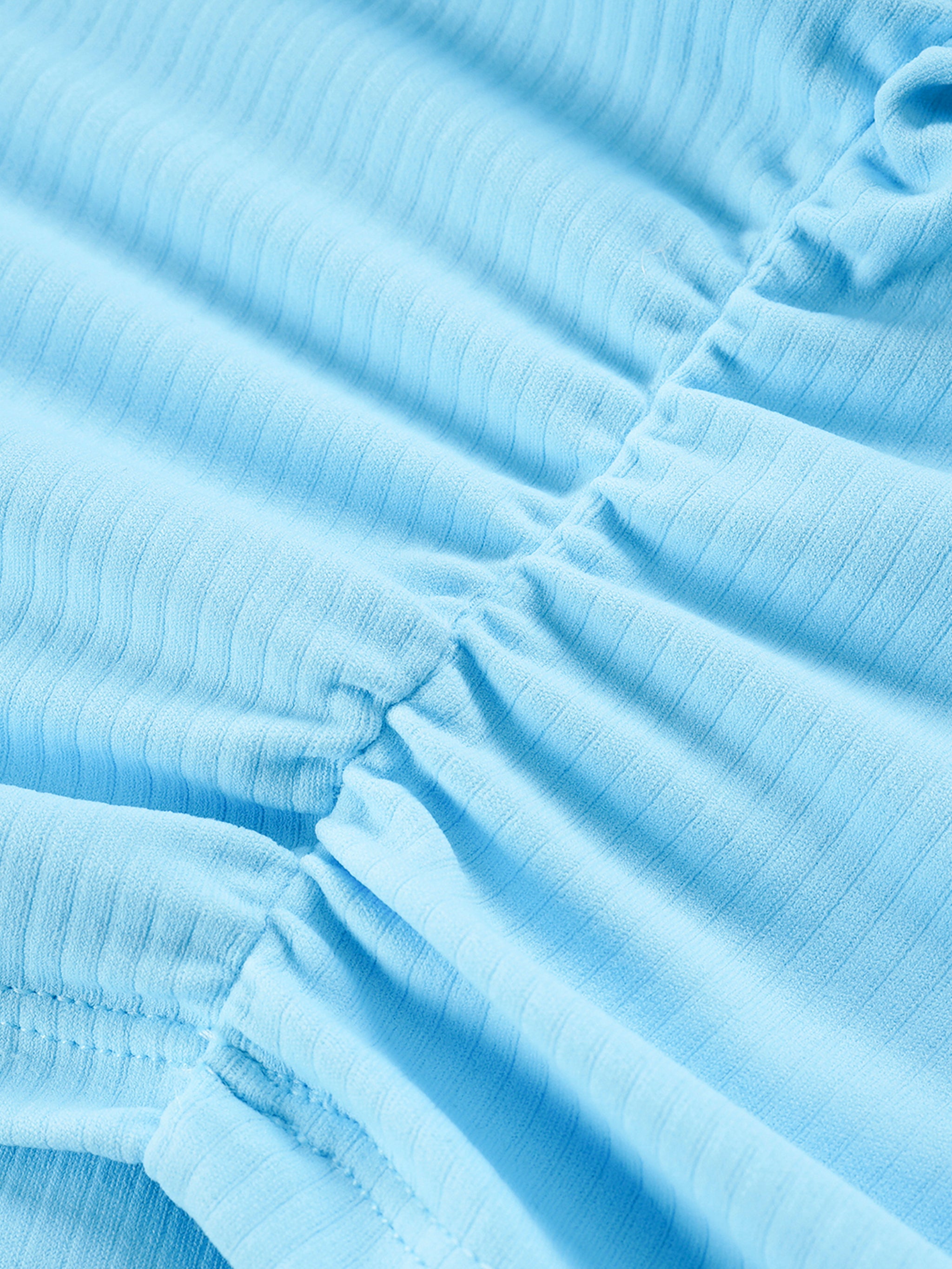 Crop Top moulant froncé