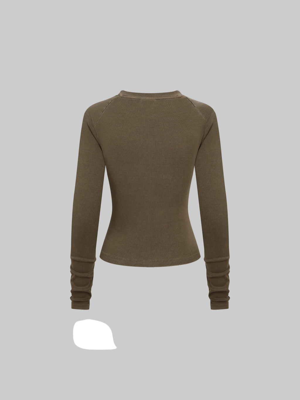 T-shirt slim à manches longues