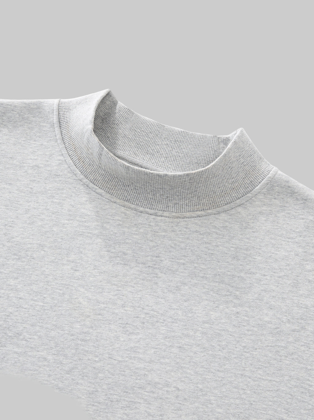 Sweat-shirt à col en molleton