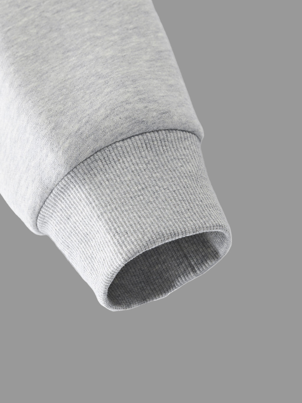 Sweat-shirt à col en molleton