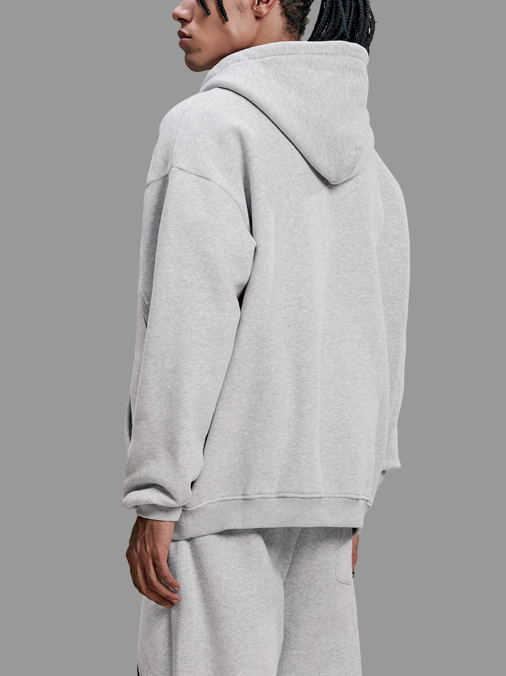 Hoodie en polaire à bandes contrastées Sun Fade