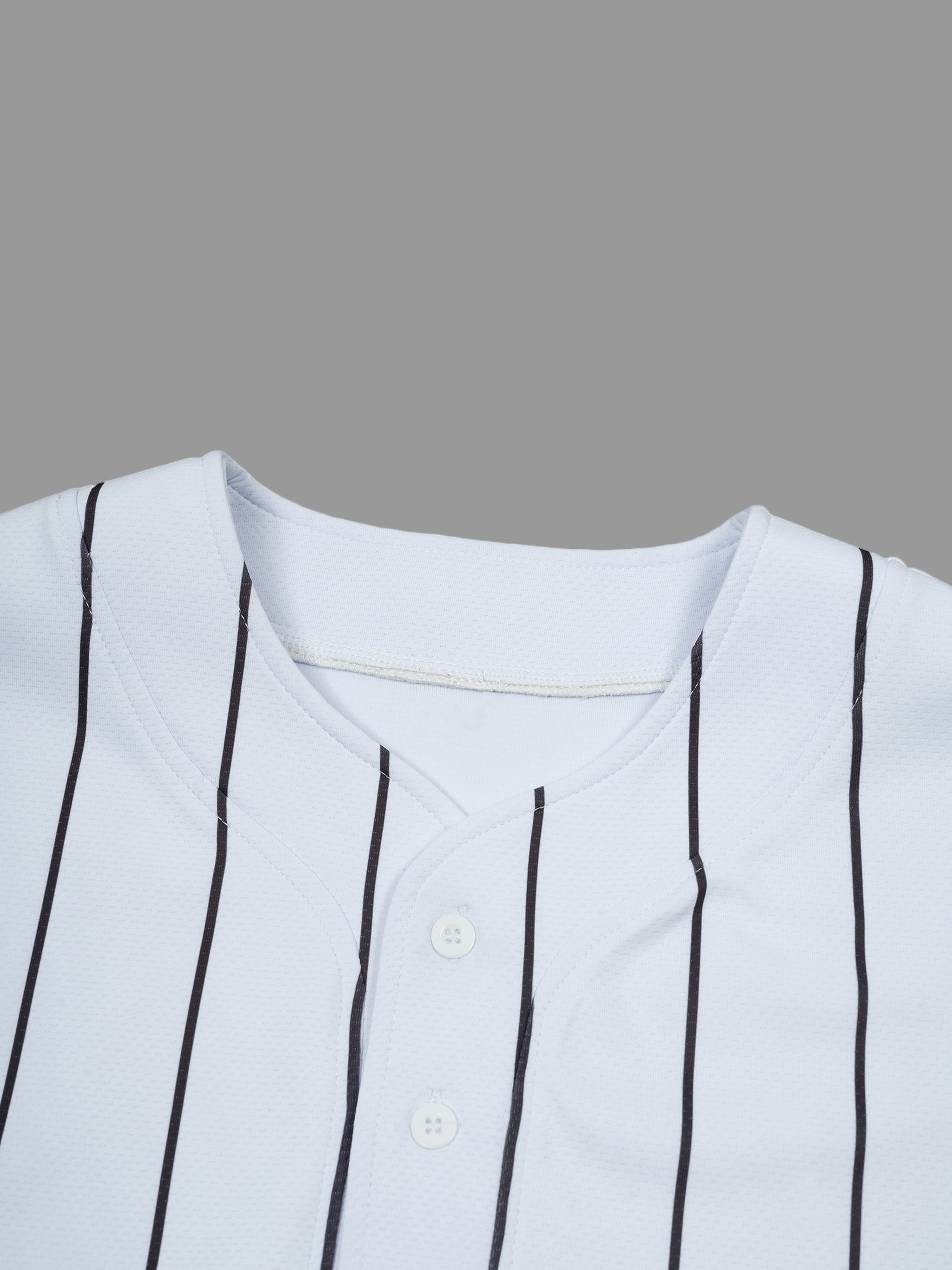 Maillot de baseball à rayures