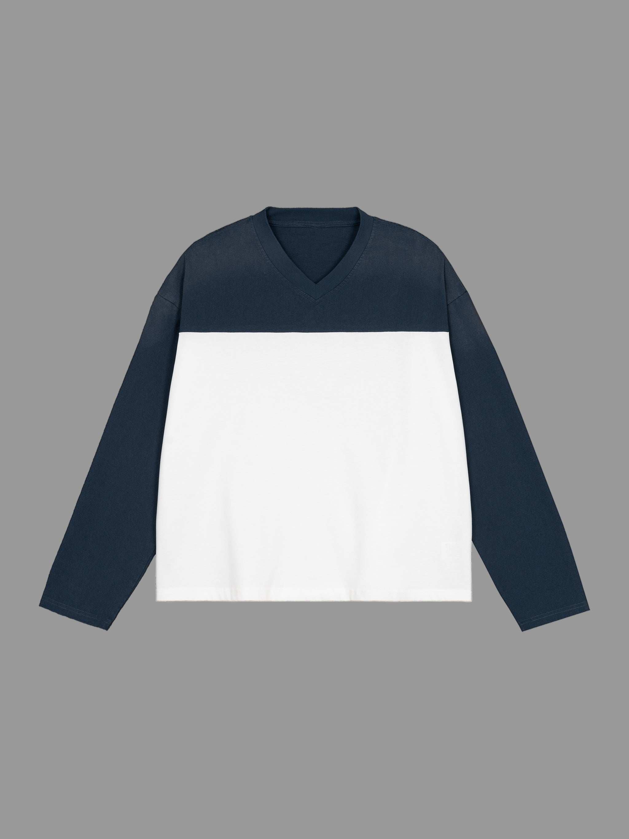 T-shirt à blocs dégradées par le soleil