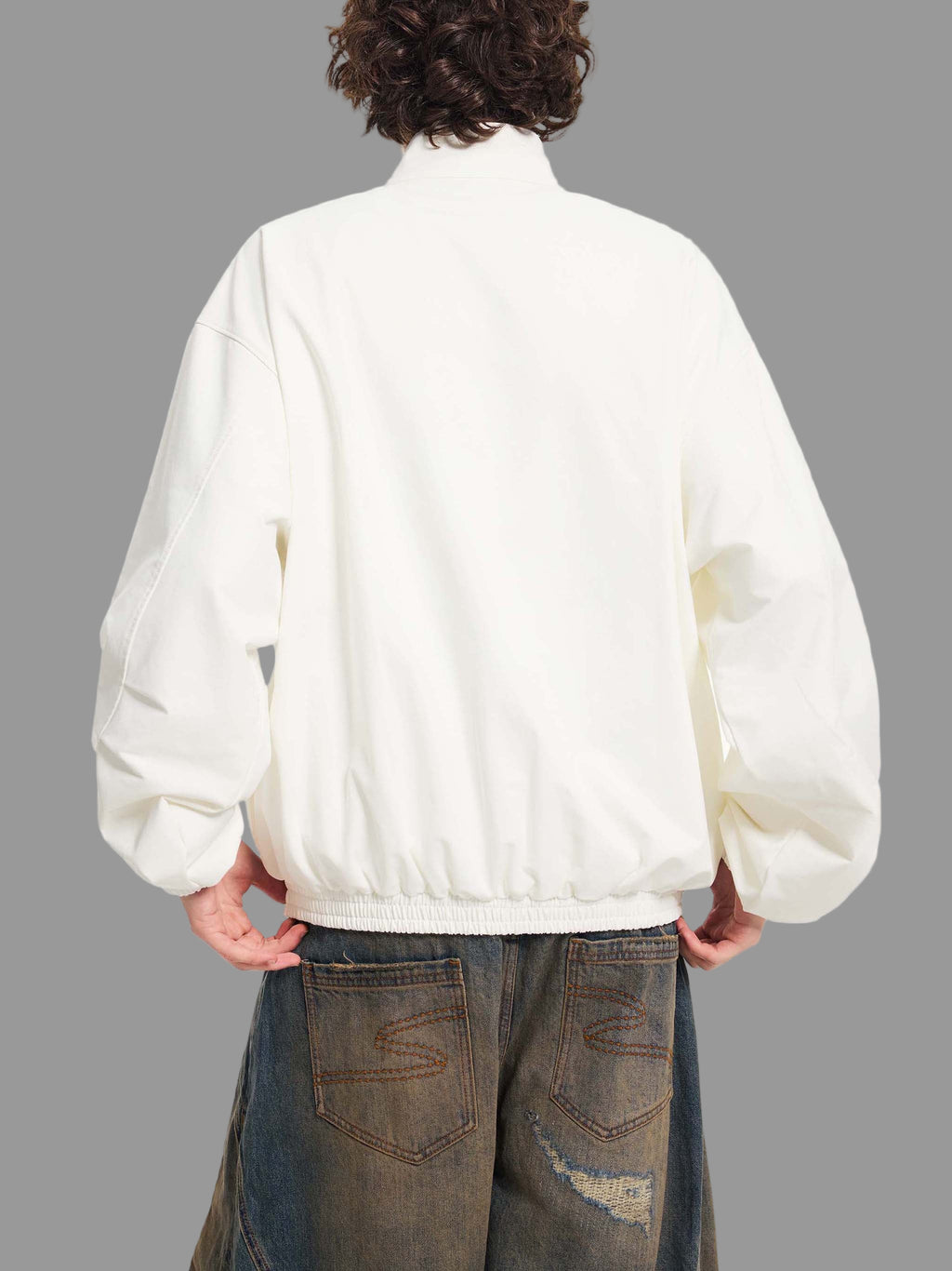 blouson aviateur à col montant