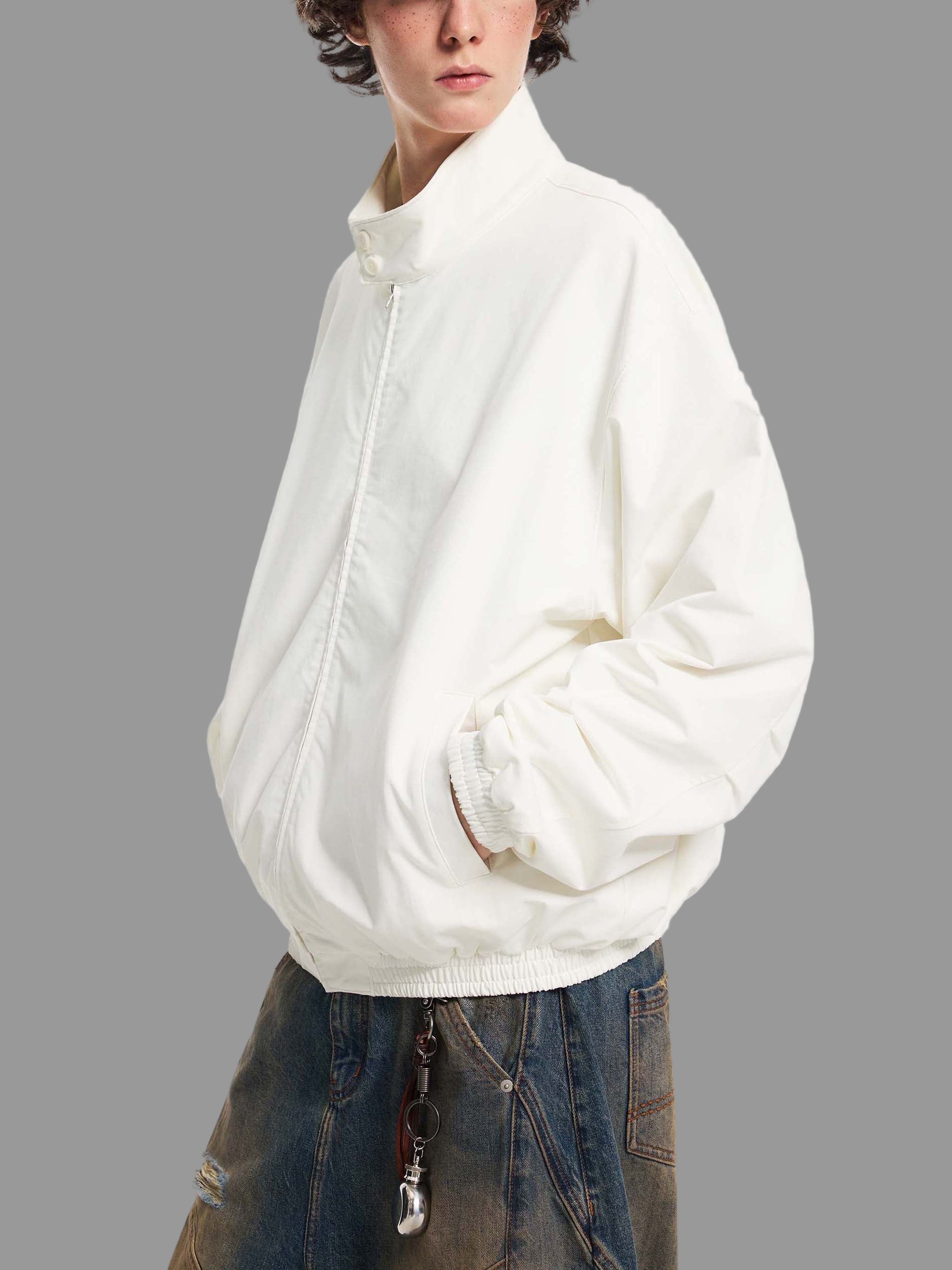 blouson aviateur à col montant