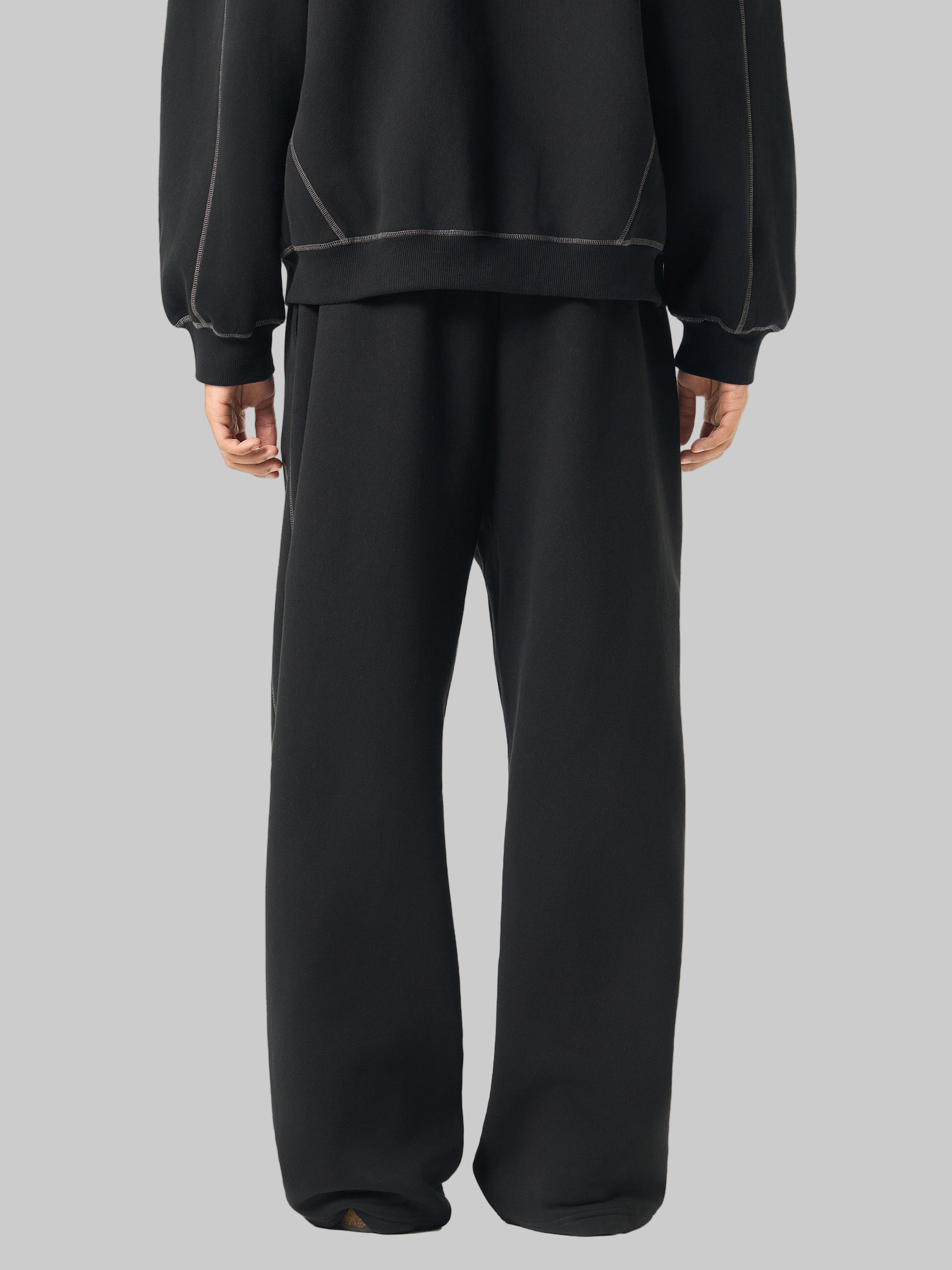 Pantalon de survêtement en polaire à surpiqûres