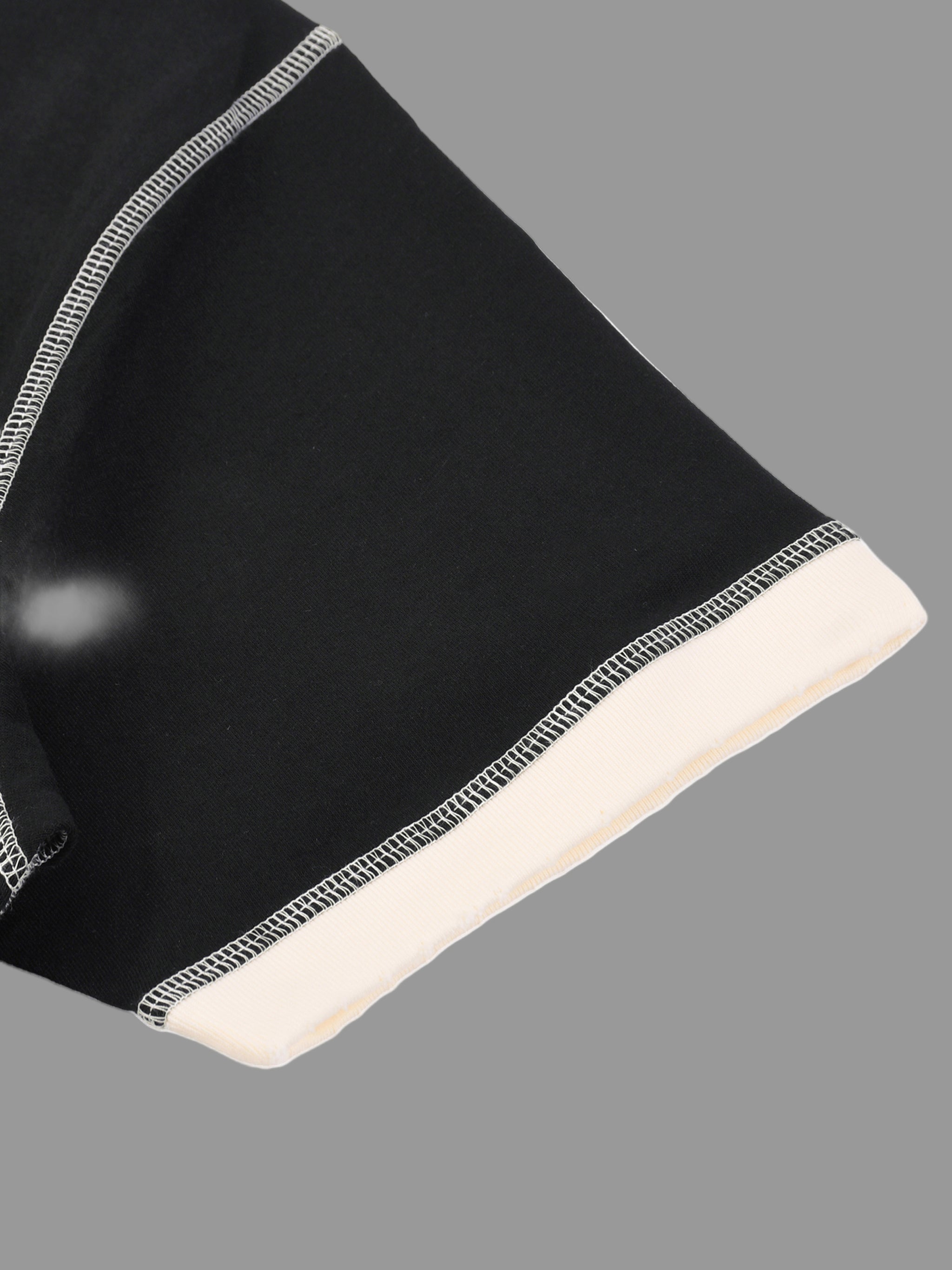 T-shirt à surpiqûres