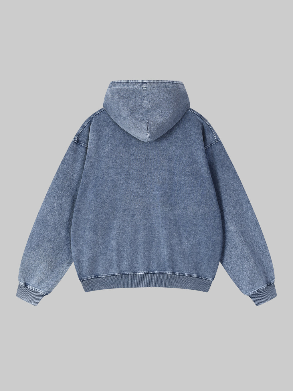 Sweat à capuche zippé oversize