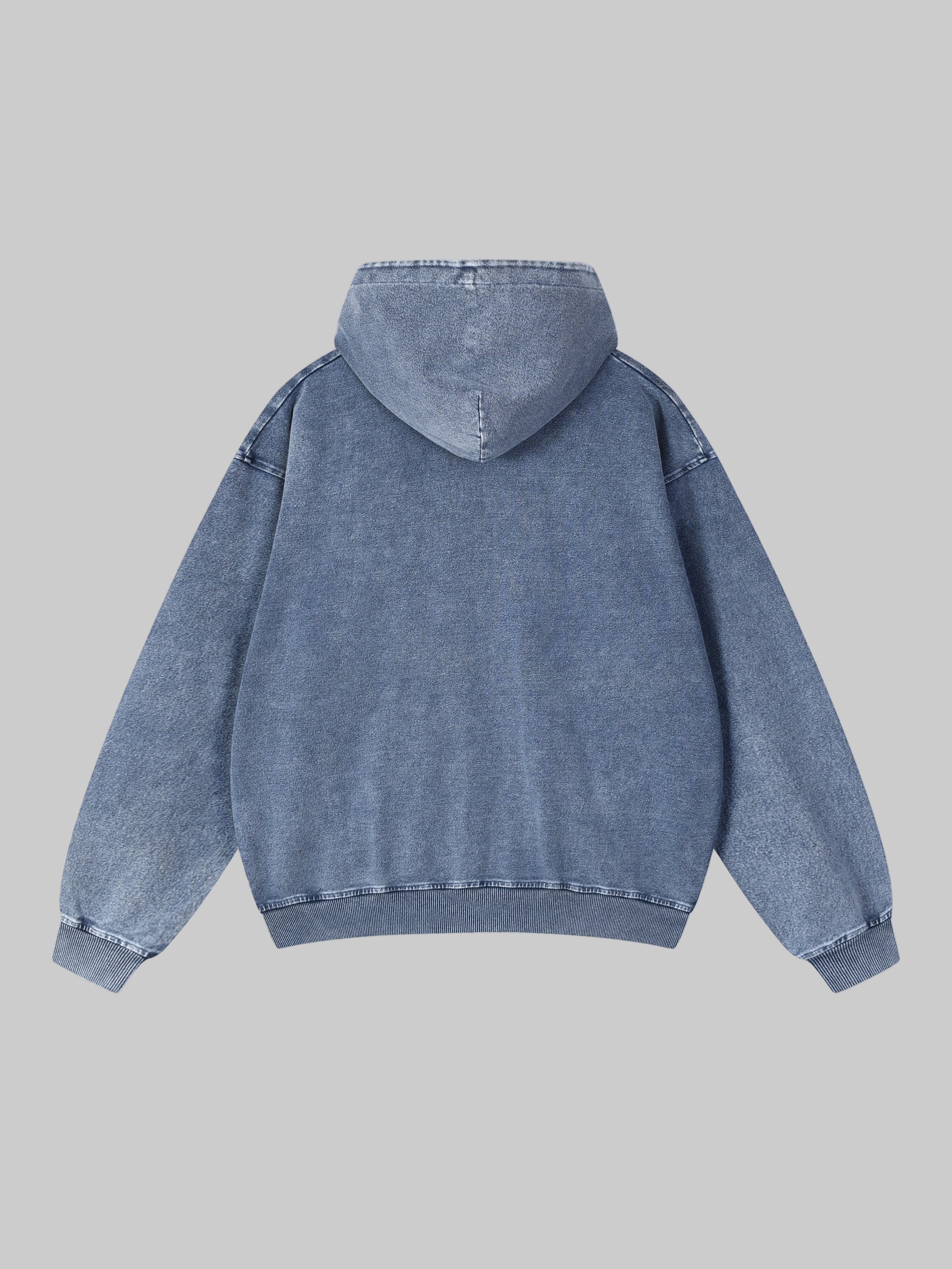 Sweat à capuche zippé oversize