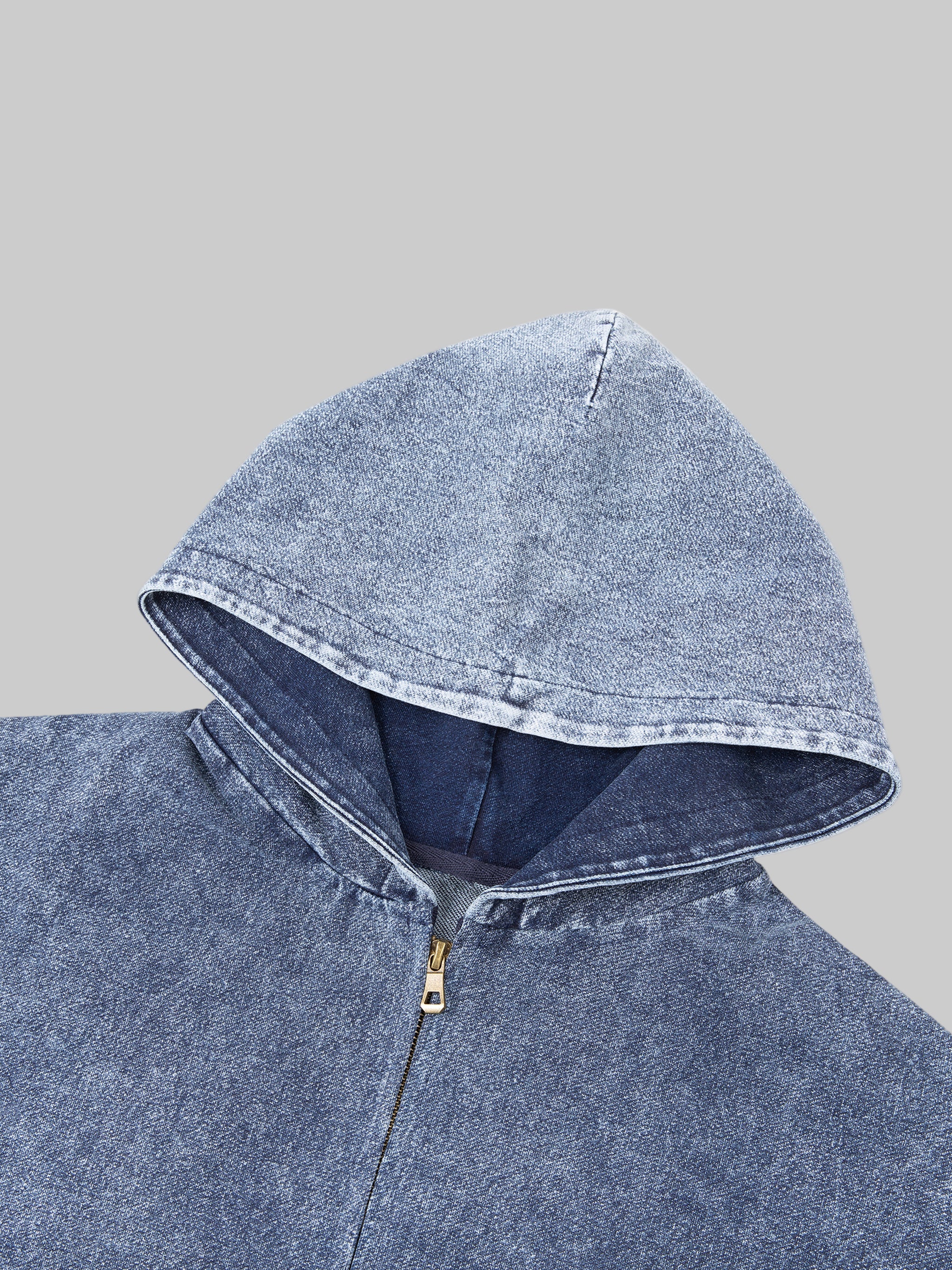 Sweat à capuche zippé oversize