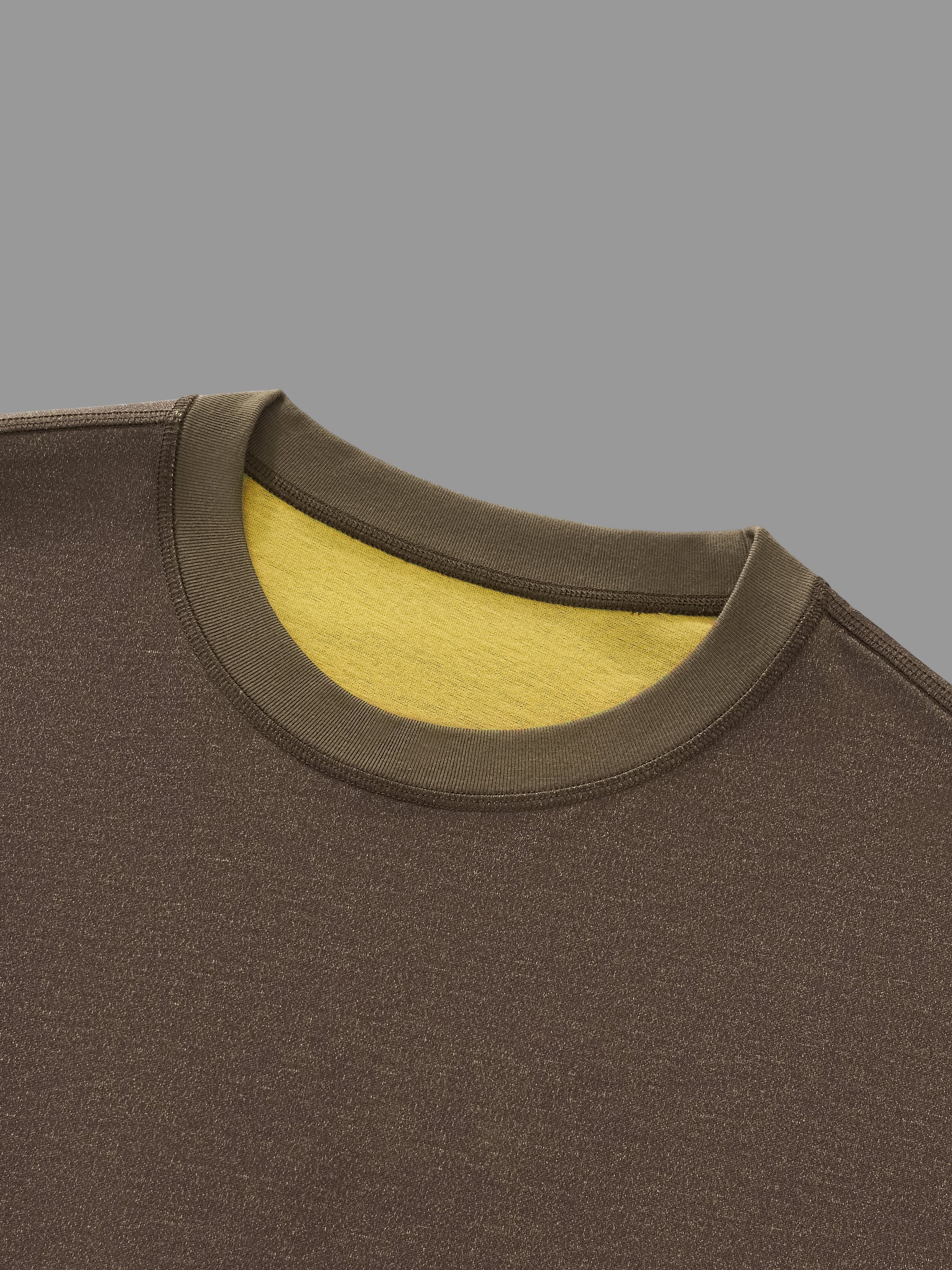 T-shirt à poignets contrastés