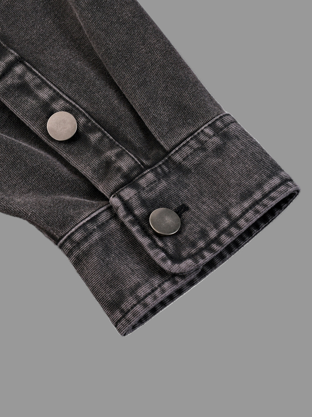 Veste en denim épais délavé vintage